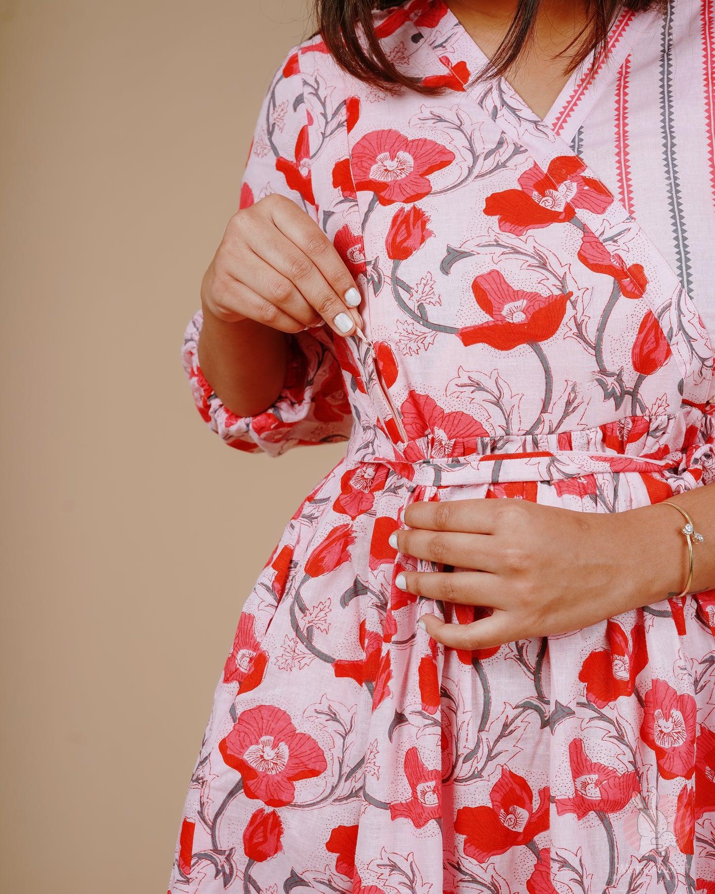 Lyla Floral Maternity Cord Set