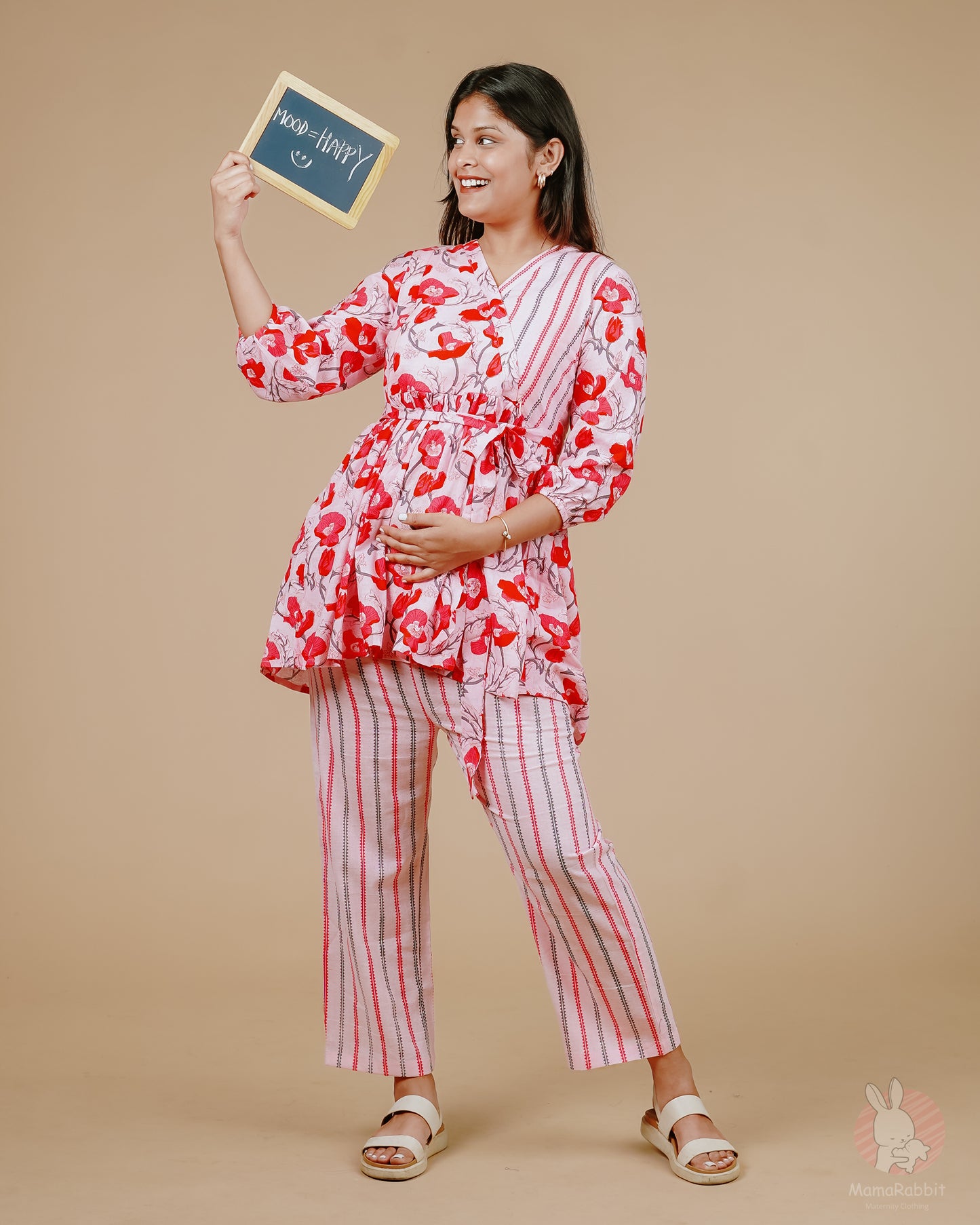 Lyla Floral Maternity Cord Set
