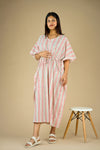 Daisy Stripe Kaftan Dress